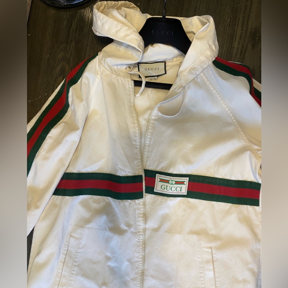 Rare Cream Men’s Gucci Cotton Windbreaker from SoHo, NY.